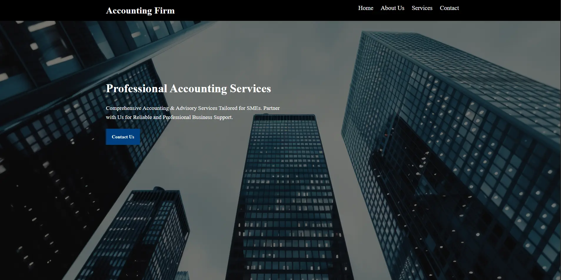 Accounting Firm Website Preview